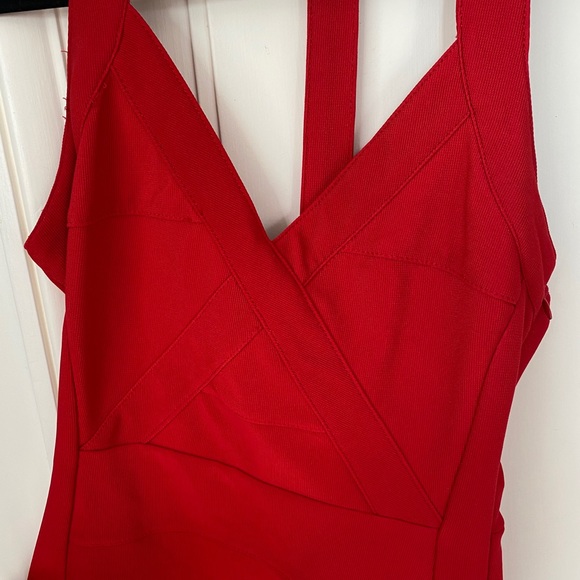 Tobi Red Bandage Dress - Picture 7 of 12